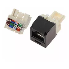 Jack Rj45 Panduit Mini-com Categoría 6 Utp , Negro