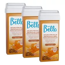 Cera Depilatória Depil Bella Mel - Kit X 3 Unidades