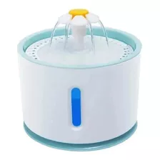 Bebedero Eléctrico De Agua Gatos Fuente De Agua Perros 1.6 L Color Azul