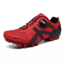 Zapatillas De Ciclismo Mtb Transpirable Antideslizante Refle