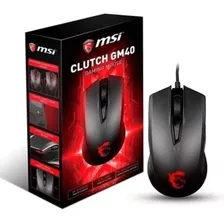 Mouse Ratón P/ Juego Msi Gm40 Gamer Usb Optico Luces Led Rgb