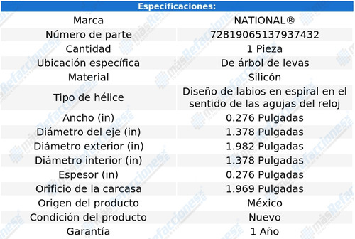 Retn De rbol De Levas Stellar L4 2.0l 1987 National Foto 3