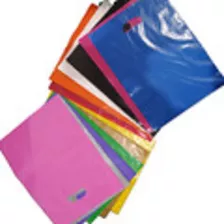 Sacolas Plástica 30x40 Alça Boca De Palhaço 100 Un. Cores Sortidas 5 Cores Sem Escolha.