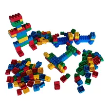 Blocos De Montar 250 Peças Brinquedo Infantil Multiblocos