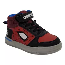 Zapatillas Niño Spiderman Skate Rojo/negro Tbc 660298reg