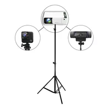 Tripé 2mt Câmera Projetor Webcam Estúdio Iluminação Datashow