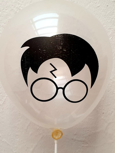 10 Globos Impresos Harry Potter , Nuevo Diseño Lentes.