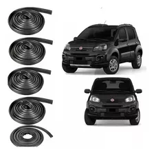 Kit Borrachas 4 Portas E Mala Novo Fiat Uno Vivace Drive