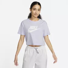 Remera Para Mujer Nike Sportswear Essential Morado