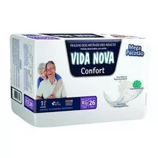 Fralda Adulto Vida Nova Confort Xg 26 Und