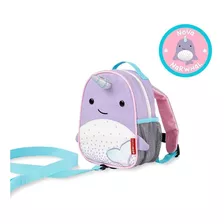 Mini Mochila Com Guia Skip Hop Zoo Baleia Narval