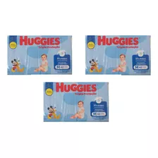 Kit Fraldas Descartáveis Huggies Tripla Proteção 42 Unid M