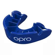 Protector Bucal Opro Bronze Azul Hockey Rugby Mma Boxeo