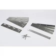 Kit 20und Pendural Aço Inox - Suporte Cortina De Pvc - 200mm