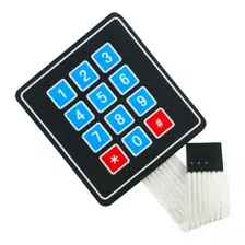 Teclado Matricial 4×3 12 Membrana Teclas Arduino 