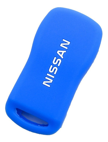 Funda Silicon 4 Botones Nissan Sentra Altima Maxima Azul Foto 2