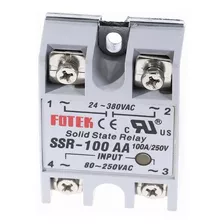 Rele De Estado Solido Ssr-100 Aa 100a 3-380vac Fotek Arduino