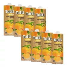 Jugo Tutti Naranja 100% Exprimido Libre De Gluten 1l Pack X8