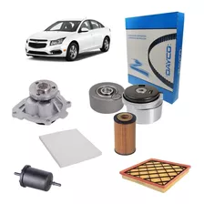 Kit Correia Dentada Cruze 2014 1.8 16v Bomba D'água Filtro