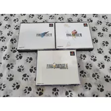 Final Fantasy 7, 8 & 9 Originais Japonês Para Ps1 ( Leia )