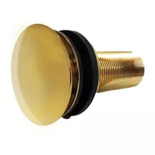 Válvula Ralo Click Dourado Gold 7/8 Inox Cuba Lavatório