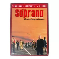 Box Familia Soprano Terceira Temporada Completa 4 Dvds 