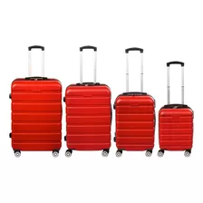 Set De 4 Maletas Abs Travel Elite, Diferente Tamaño