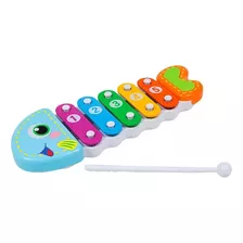 Xilofone De Peixinho Brinquedo Musical Para Bebês - Buba