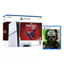 Consola Ps5 Slim Bundle Spiderman 2 + Cod Modern Warfare Ii