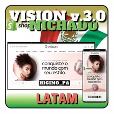 Tema Vision Nichado Latam + Script Checko (yampi Cartpanda)