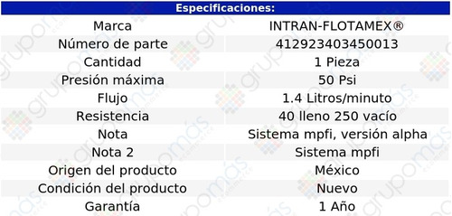 Bomba Gasolina Completa Hummer H3 V8 5.3l 08 Intran-flotamex Foto 2