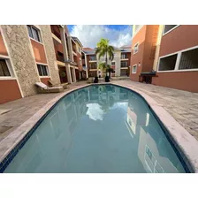 Apartamento En Alquiler En Punta Cana, Pueblo Bávaro, 2 Habi