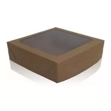 Caixa Para Presente Kraft Doces Brigadeiro 15x15x4 Kit 20 Un