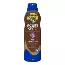 Banana Boat Protector Solar Aceite Seco De Coco Fps 15