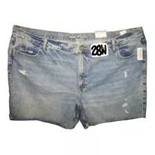 Short Azul Mezclilla Dama Talla 28 4x ( 48 /50 Mx) Old Navy