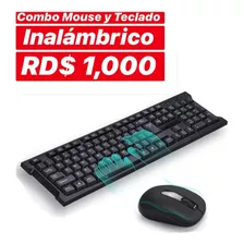 Combo Inalambrico Mouse Teclado 2.4ghz Incluye Pilas