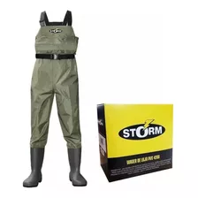 Wader Pesca Storm, Impermeable 420d, Por Tallas, Etk 