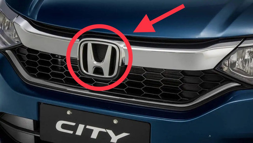 Emblema Parrilla Honda City 2018 2020 Cromo Tipo Original Foto 2