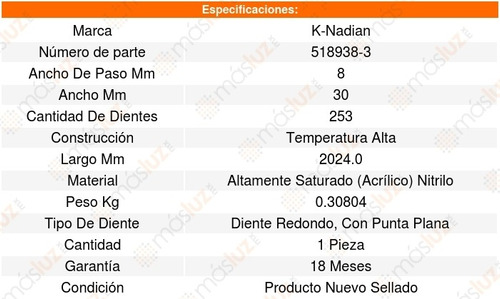 Banda Distribucion O Tiempo A6 Allroad Quattro 8cil 4.2l 06_ Foto 3