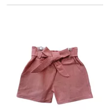 Short Con Moño Para Niña Short Moda Fresca Y Casual