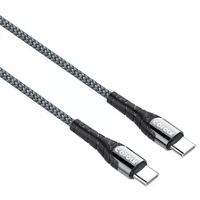 Cable De Carga Usb C A Usb C Pd 65w 2 Metros - Cofolk Color Gris