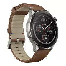 Smartwatch Amazfit Gtr4 Hd Amoled 1,43 Vintage Brown Leather