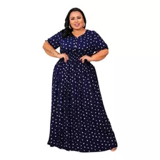 Vestido Longo Plus Size Ciganinha Tamanho Grande Verde Liso