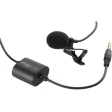 Micrófono Ik Multimedia Irig Mic Lav Condensador Omnidireccional Color Negro