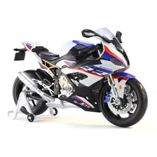 Miniatura Moto Bmw S1000rr Tricolor Escala 1:9 (23 Cm)