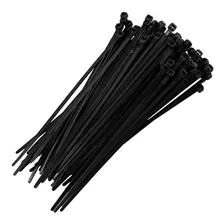 Abracadeira Nylon 2,5 15cm Preta 100 Unidades Melfi Cor Preto