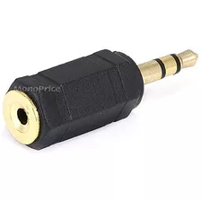 Monoprice 107126 3.5mm Conector Estéreo A 2.5 Mm Adaptador E