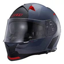 Capacete Para Moto X11 Capacete Revo Vision Sv Cinza E Vermelho Fosco Tamanho 60 