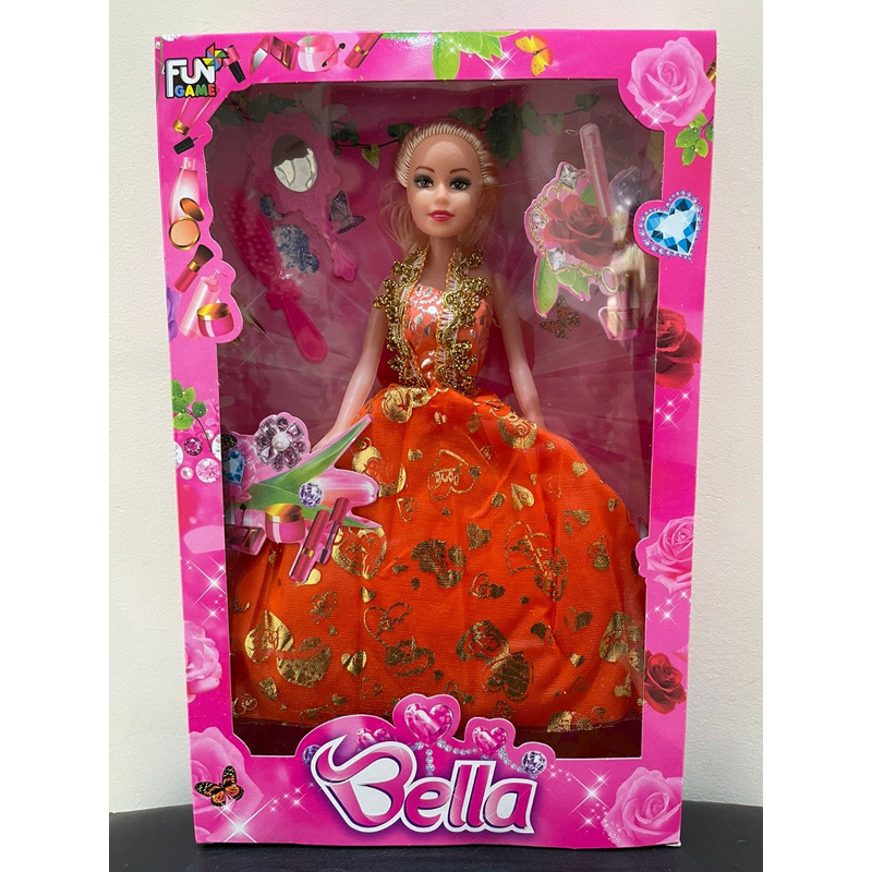 Boneca Barbie Colecionável Fashionista Vestido Laranja - MKP