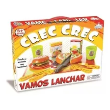 Kit Crec Crec Brinquedo Infantil Lanchinho Comidinha